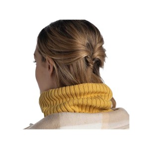 Komin Buff Knitted Merino Wool Neckwarmer Norval Honey