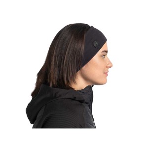 Opaska Buff Merino Wide Headband SOLID BLACK