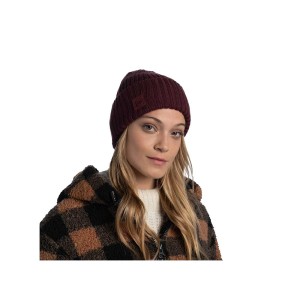 Czapka Buff Merino Wool Hat Ervin Maroon