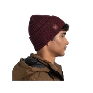 Czapka Buff Merino Wool Hat Ervin Maroon