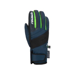 Rękawice Reusch Duke R-TEX XT Junior black/dress blue/neon green 4,5