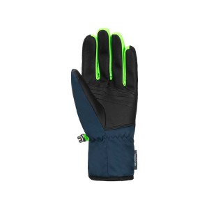 Rękawice Reusch Duke R-TEX XT Junior black/dress blue/neon green