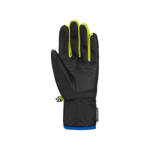 Rękawice Reusch Duke R-TEX XT Junior black/brilliant blue/safety yellow