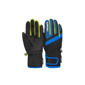 Rękawice Reusch Duke R-TEX XT Junior black/brilliant blue/safety yellow