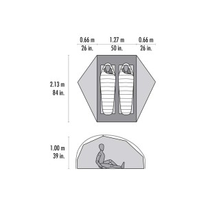 Namiot MSR FreeLite 2 Green