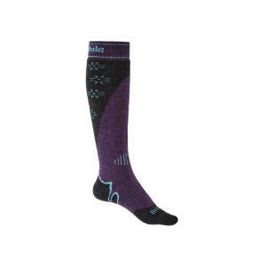 Skarpety narciarskie Bridgedale Ski Midweight+ Merino E Lady dk purple S 35-37