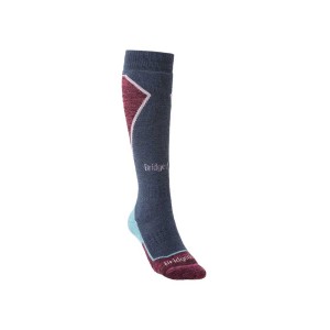 Skarpety narciarskie Bridgedale Ski Midweight+ Merino E Lady blue/lt blue S 35-37