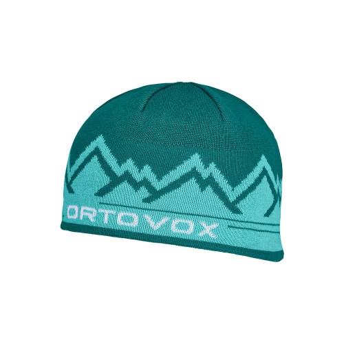 Czapka Ortovox PEAK BEANIE pacific green