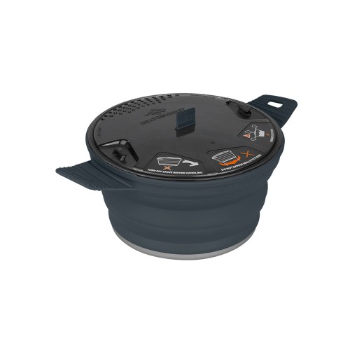 Garnek Sea To Summit X-Pot 2,8L Charcoal - Storage Sack Included