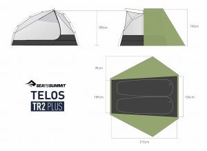 Namiot Sea To Summit Telos TR2 PLUS Green