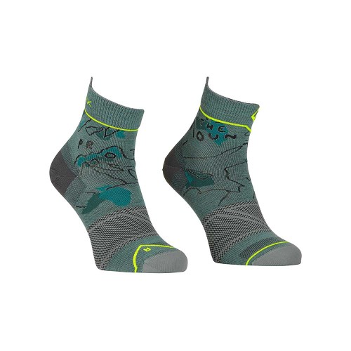 Skarpety Ortovox Alpine Light Quarter Socks Men arctic grey
