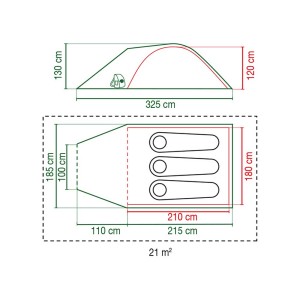 Namiot Coleman Darwin 3+