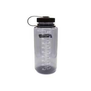 Butelka Nalgene Wide Mouth Grey Black Cap Sustain 1 L