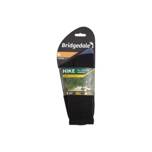 Skarpety Bridgedale Hike Junior All Season Merino C Boot black XL 37-39