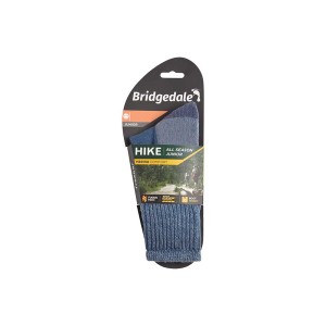 Skarpety Bridgedale Hike Junior All Season Merino C Boot storm blue M 31-33