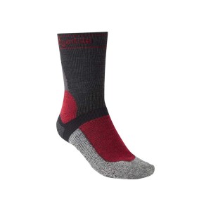Skarpety Bridgedale MTB Winter Weight T2 Merino Sport Boot graphite/red S 36-39