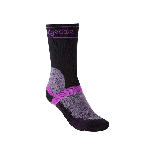 Skarpety Bridgedale MTB Winter Weight T2 Merino Sport Boot Wmn black/purple S 35-37