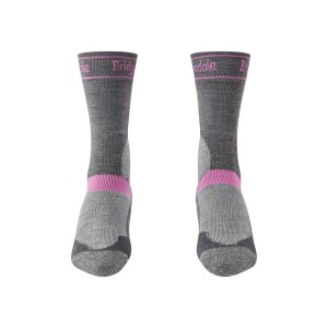 Skarpety Bridgedale MTB Winter Weight T2 Merino Sport Boot Wmn grey/pink M 38-40