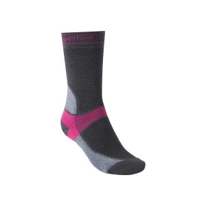 Skarpety Bridgedale MTB Summer Weight T2 Coolmax Sport Boot Wmn dk grey/pink S 35-37