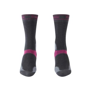 Skarpety Bridgedale MTB Summer Weight T2 Coolmax Sport Boot Wmn dk grey/pink M 38-40