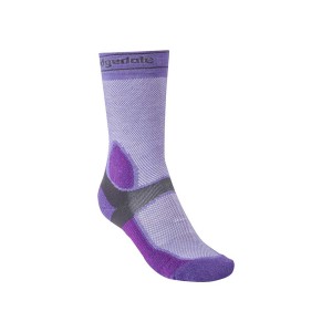 Skarpety Bridgedale MTB Summer Weight T2 Coolmax Sport Boot Wmn purple/dk grey S 35-37