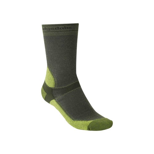 Skarpety Bridgedale MTB Summer Weight T2 Coolmax Sport Boot dk green/lime L 44-47