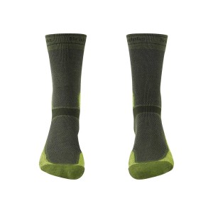 Skarpety Bridgedale MTB Summer Weight T2 Coolmax Sport Boot dk green/lime L 44-47