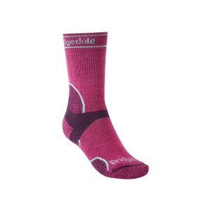 Skarpety Bridgedale Midweight T2 Merino Sport Crew Wmn berry S 35-37