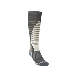 Skarpety narciarskie Bridgedale Ski Midweight Merino E graphite/bungee M 40-43