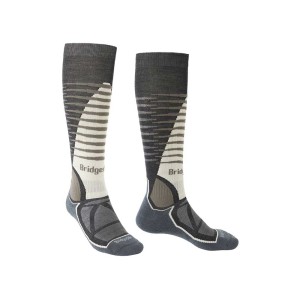 Skarpety narciarskie Bridgedale Ski Midweight Merino E graphite/bungee M 40-43