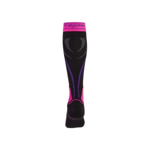 Skarpety narciarskie Bridgedale Ski Midweight Merino E Lady black/fluro pink S 35-37