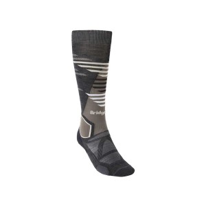 Skarpety narciarskie Bridgedale Ski Lightweight Merino E graphite/bungee L 44-47
