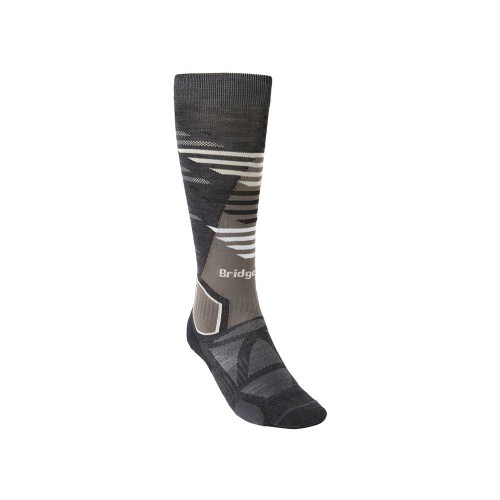 Skarpety narciarskie Bridgedale Ski Lightweight Merino E graphite/bungee L 44-47