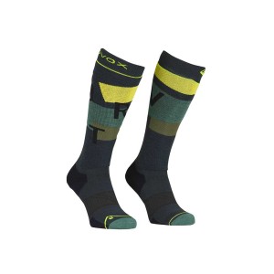 Skarpety Ortovox Freeride Long Socks Cozy Men black steel 45-47