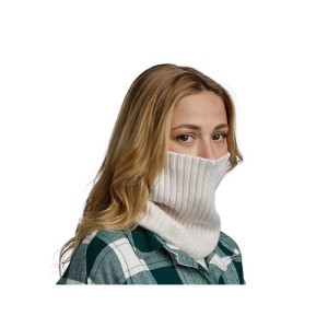 Komin Buff Knitted Merino Wool Neckwarmer Norval Ice