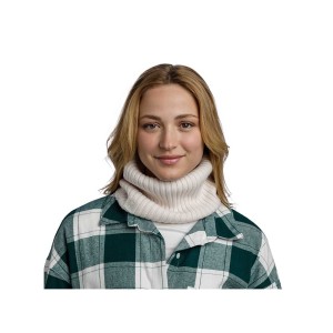 Komin Buff Knitted Merino Wool Neckwarmer Norval Ice