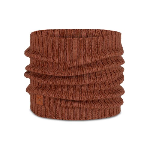 Komin Buff Knitted Merino Wool Neckwarmer Norval Cinnamon