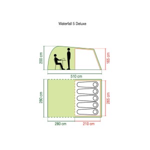Namiot Coleman Waterfall 5 Deluxe