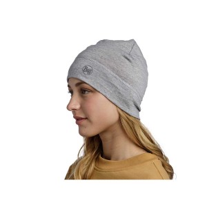 Czapka Buff Lightweight Merino Wool Hat SOLID LIGHT GREY
