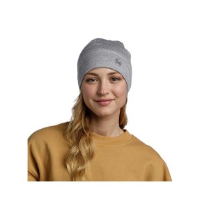 Czapka Buff Lightweight Merino Wool Hat SOLID LIGHT GREY