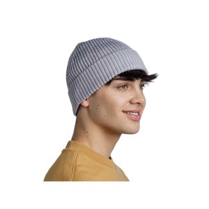 Czapka Buff Merino Active Beanie SOLID LIGHT GREY