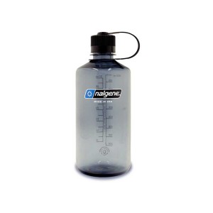 Butelka Nalgene Narrow Mouth Grey Sustain 1L