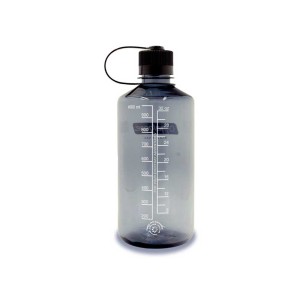 Butelka Nalgene Narrow Mouth Grey Sustain 1L