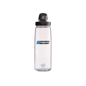 Butelka Nalgene OTF Clear Black Cap Sustain 0,7L