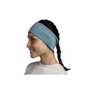Opaska Buff Merino Wide Headband SOLID POOL