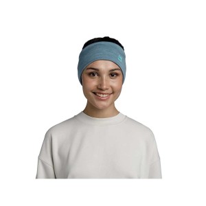 Opaska Buff Merino Wide Headband SOLID POOL
