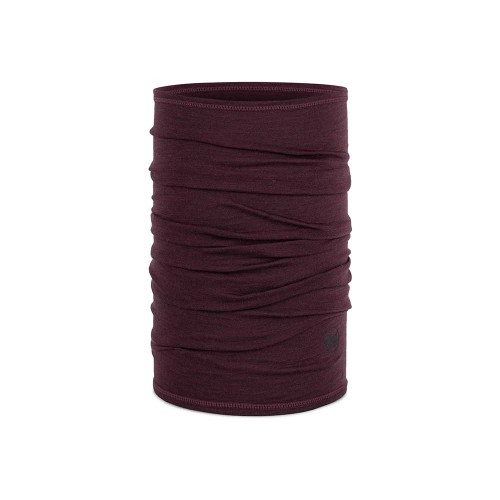 Chusta Buff Lightweight Merino Wool SOLID GARNET