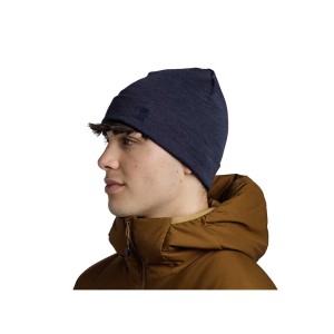Czapka Buff Heavyweight Merino Wool SOLID NIGHT BLUE