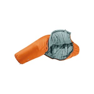 Śpiwór Deuter Orbit -5 SL chestnut-sage lewy