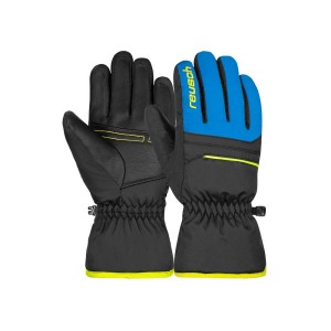 Rękawice Reusch Alan Junior black/brilliant blue/safety yellow 5